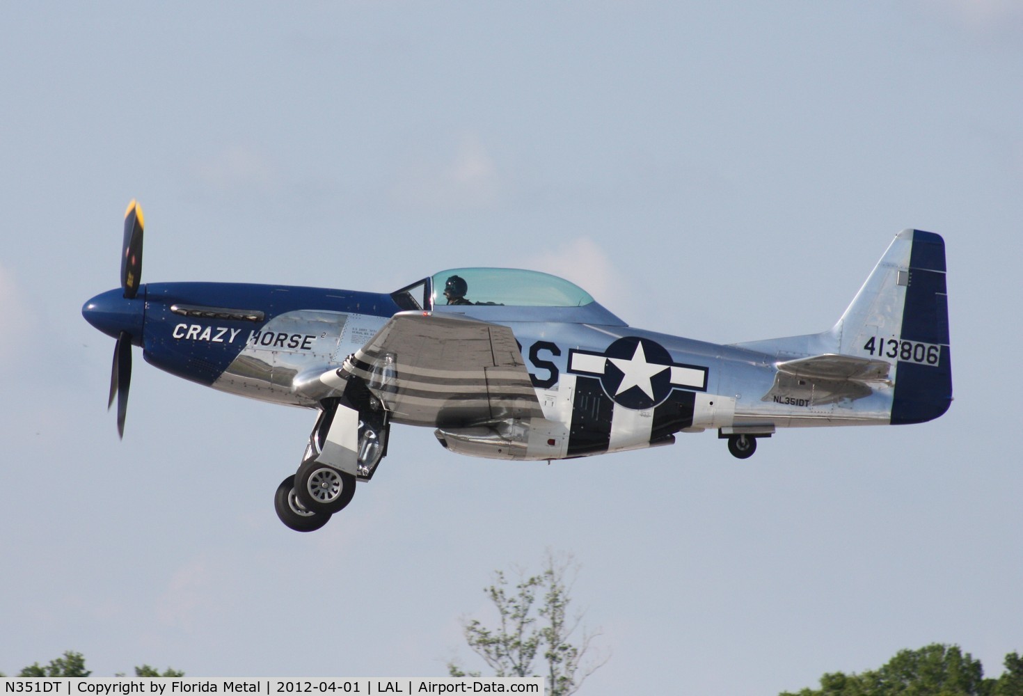 N351DT, 1944 North American P-51D Mustang C/N 122-41042, Crazy Horse 2