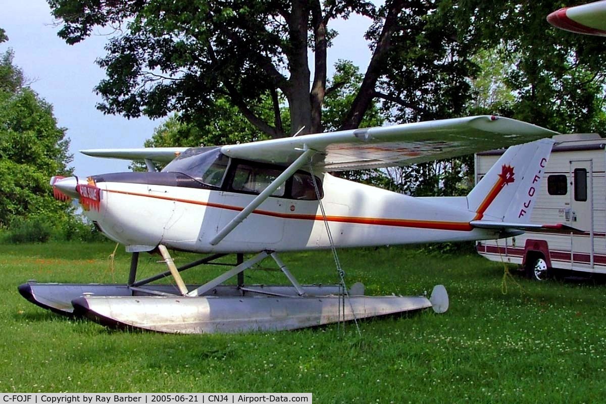 C-FOJF, 1962 Cessna 172C C/N 17249149, Seen here at Orillia float plane base Ontario~C