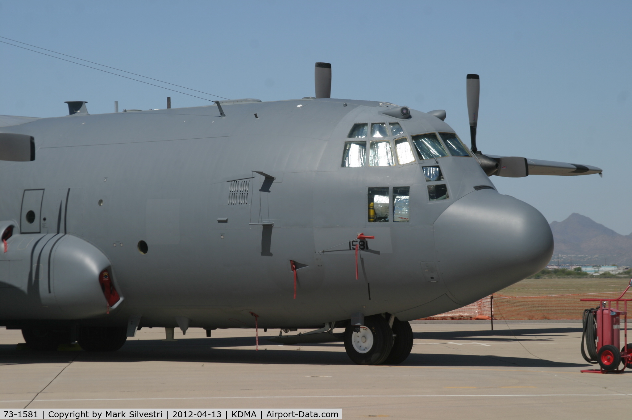 73-1581, 1973 Lockheed EC-130H Compass Call C/N 382-4543, Davis Monthan Airshow Practice Day
