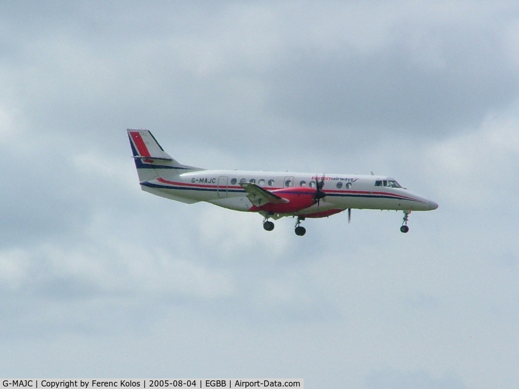 G-MAJC, 1992 British Aerospace Jetstream 41 C/N 41005, Birmingham