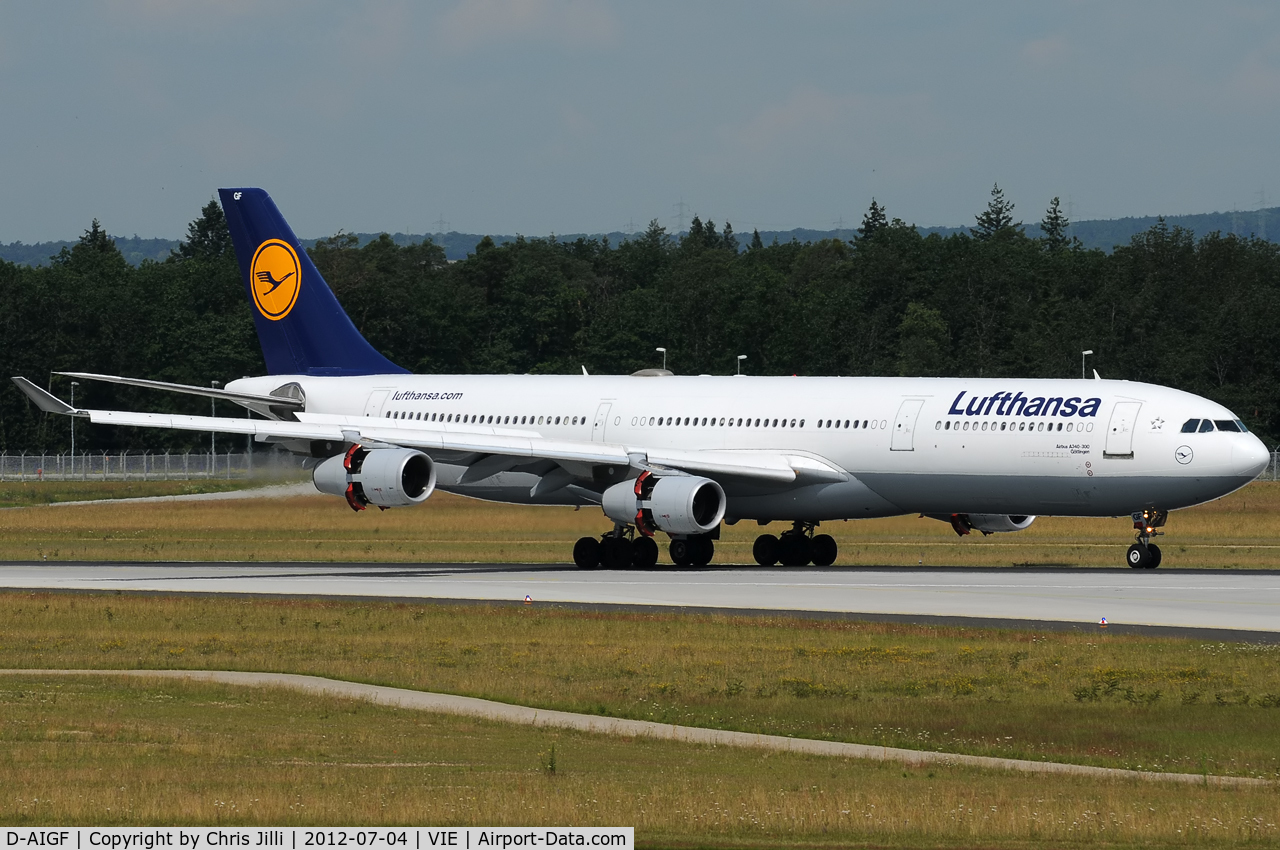 D-AIGF, 1994 Airbus A340-311 C/N 035, Lufthansa