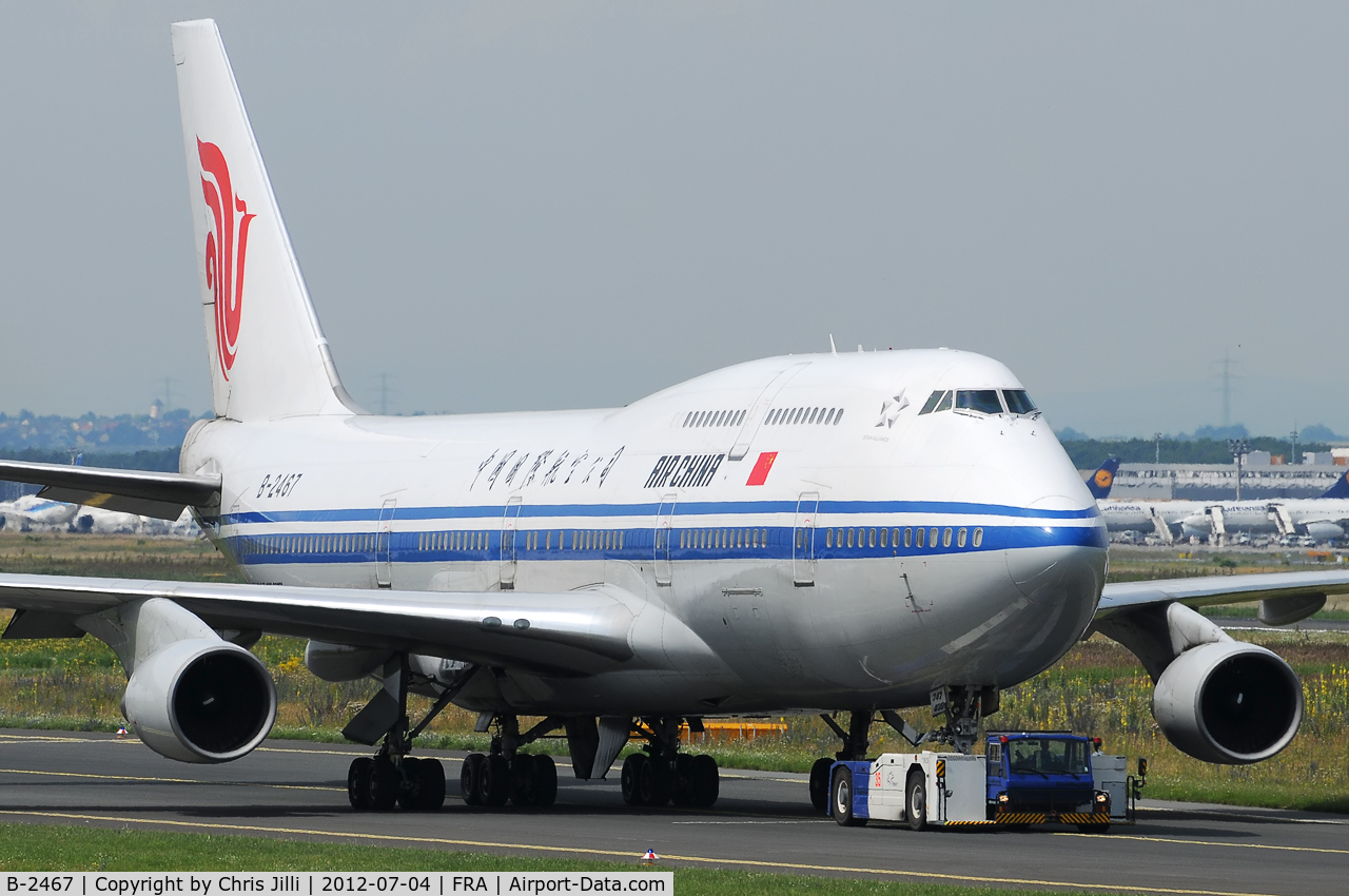 B-2467, 1997 Boeing 747-4J6M C/N 28754, Air China