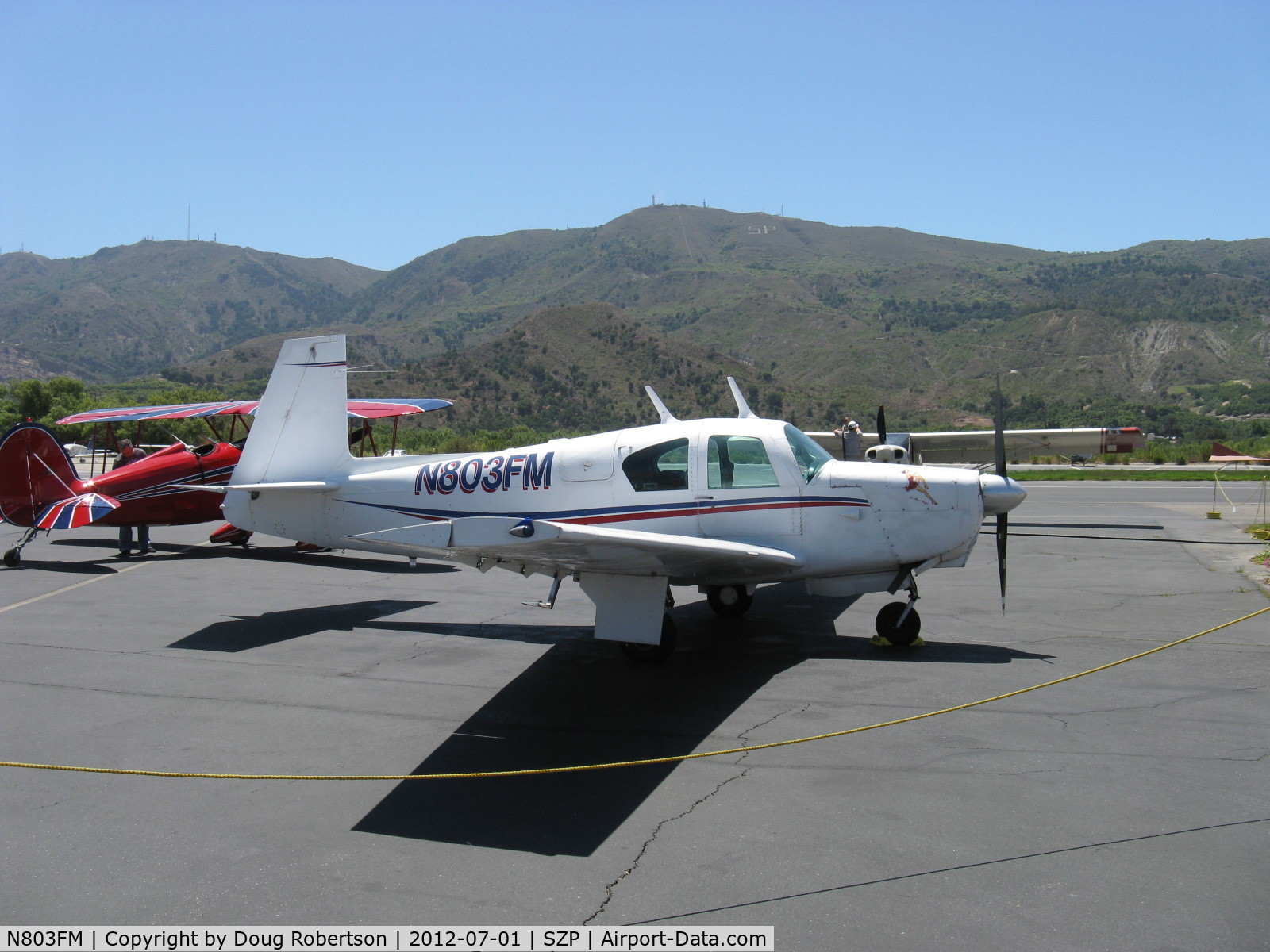 N803FM, 1961 Mooney M20B Mark 21 C/N 1803, 1961 Mooney M20B Mk.21, Lycoming O-360-A1D 180 Hp, this engine with impulse-coupled mags. B model first M20 with metal wings, tail; so all-metal. M20B production numbered 223 aircraft.