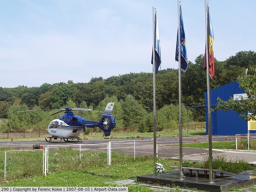 290, Eurocopter EC-135P-2 C/N 0290, Targu-Mures Marosvásárhely hospital