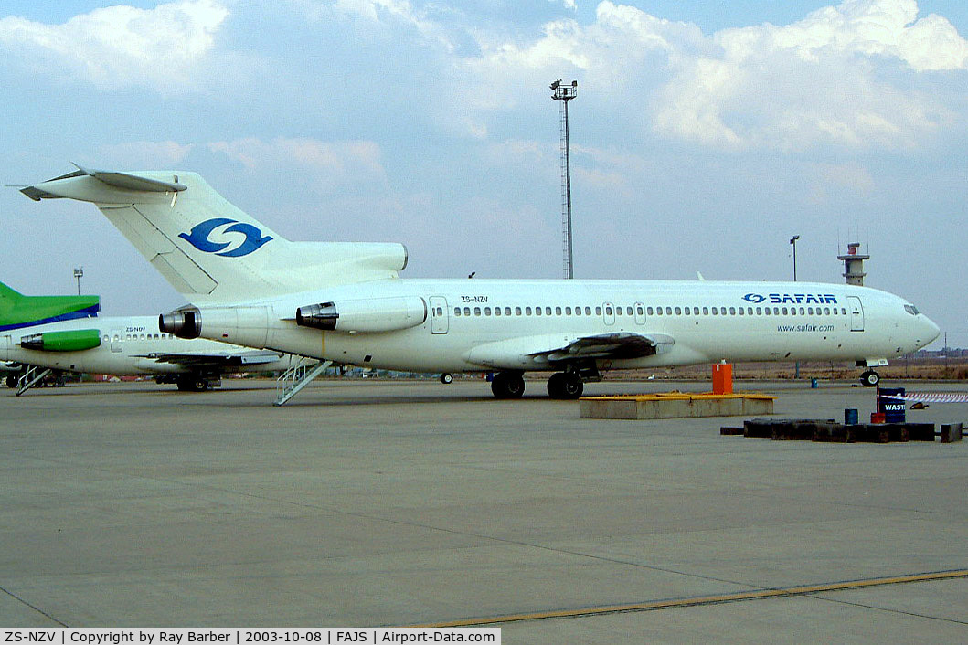 ZS-NZV, 1974 Boeing 727-230 C/N 20792, Boeing 727-230 [20792] (Safair) Johannesburg Int/Jan Smuts~ZS 09/10/2003. Seen here now broken up.