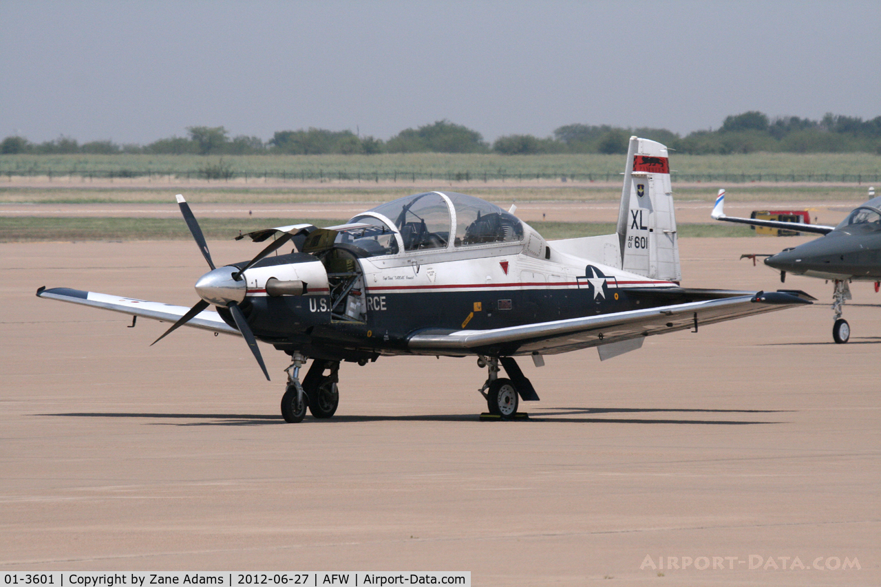 01-3601, 2001 Raytheon T-6A Texan II C/N PT-118, At Alliance Airport - Fort Worth, TX