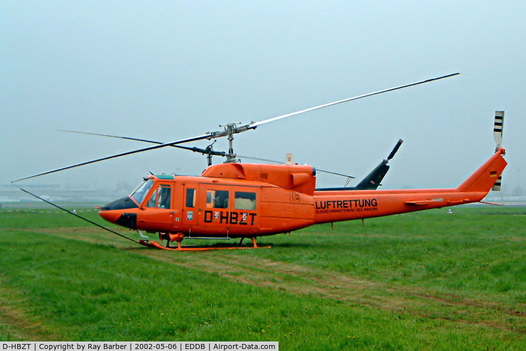 D-HBZT, Bell 212 C/N 30943, Seen here.