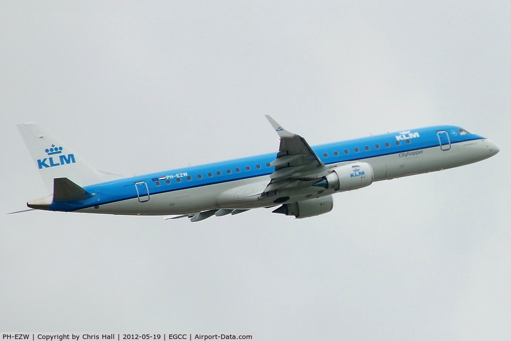 PH-EZW, 2012 Embraer 190LR (ERJ-190-100LR) C/N 19000533, KLM Cityhopper