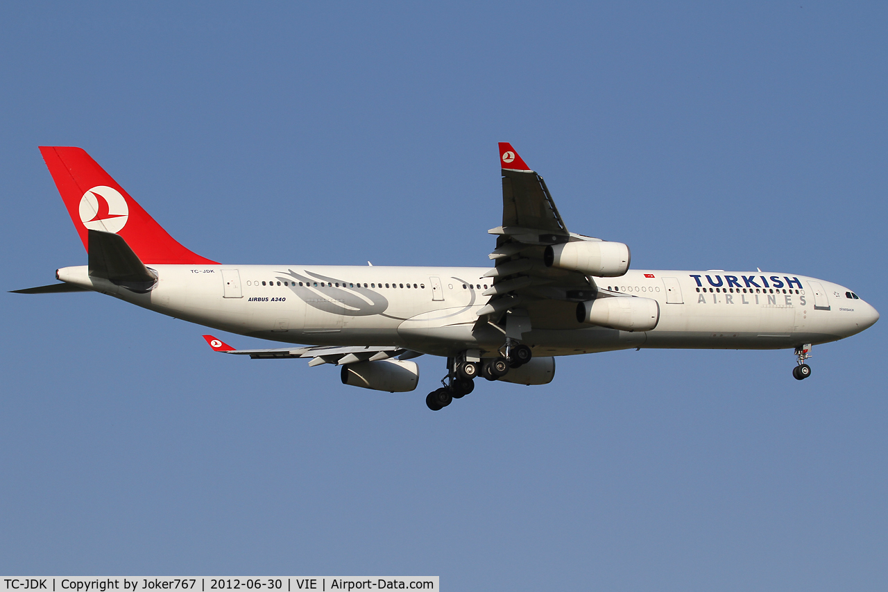 TC-JDK, 1993 Airbus A340-311 C/N 025, Turkish Airlines