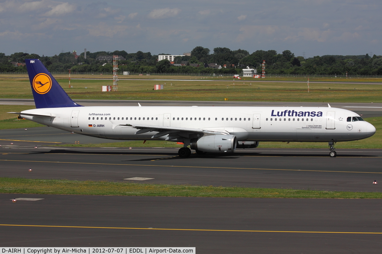D-AIRH, 1993 Airbus A321-131 C/N 0412, Lufthansa, Airbus A321-131, CN: 0412, Name: Garmisch-Partenkirchen