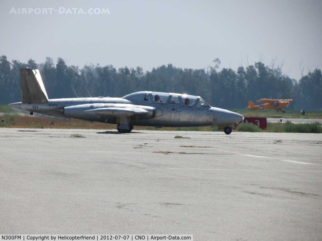 N300FM, Fouga CM-170R Magister C/N 494, Preflighting before taxiing to runway