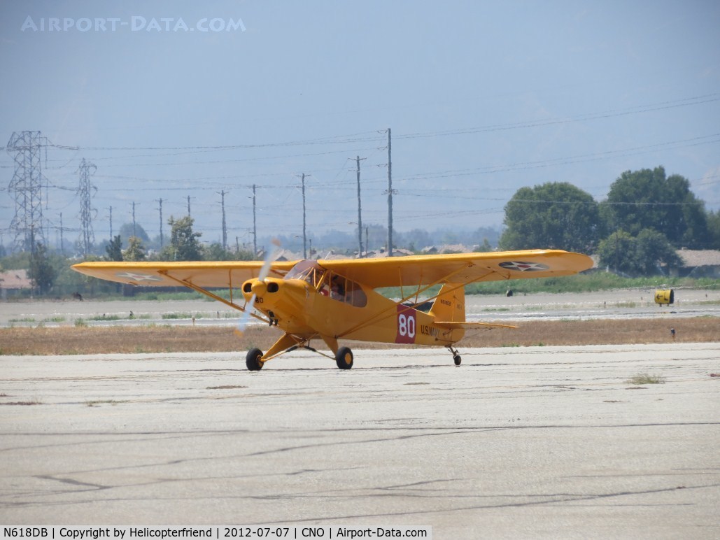 N618DB, Wag-Aero Sport Trainer C/N 4807, Taxiing back after landing