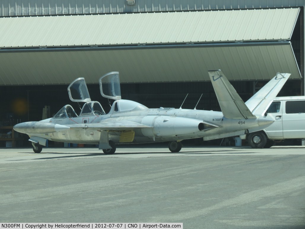 N300FM, Fouga CM-170R Magister C/N 494, Waiting for tote to take her home to her hanger