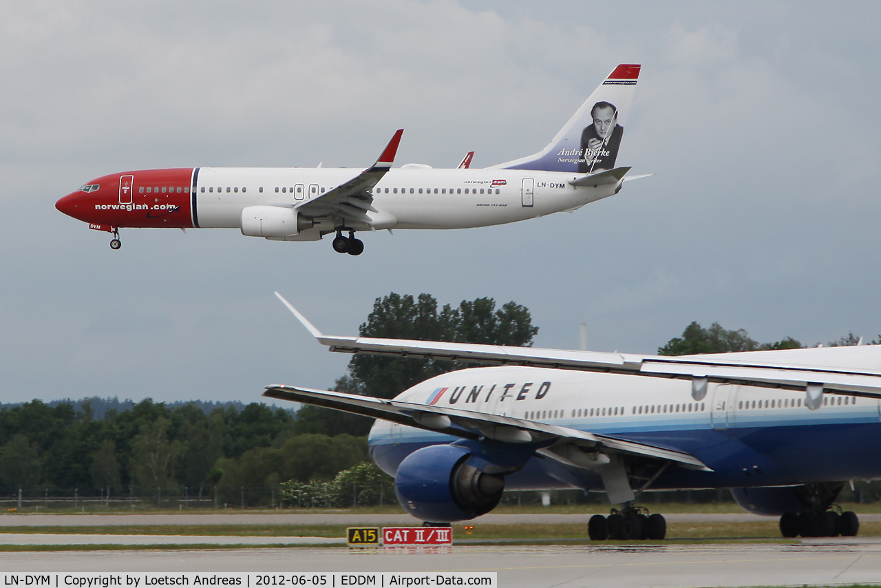 LN-DYM, 2011 Boeing 737-8JP C/N 39005, NAX4501 Stockholm, Arlanda (ARN) to Munich
