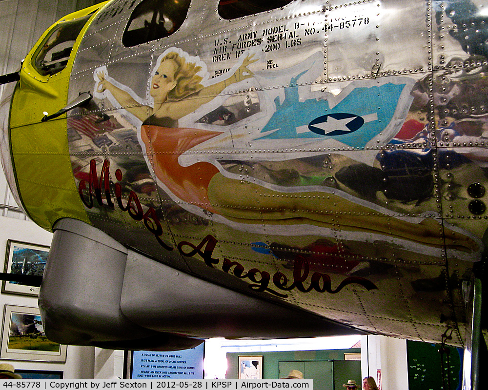 44-85778, 1944 Boeing B-17G Flying Fortress C/N Not found 44-85778, Artwork at Palm Springs Air Museum