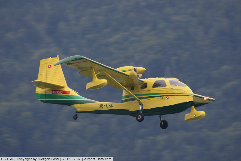 HB-LSK, 1976 STOL Aircraft UC-1 Twin Bee C/N 018, Scalaria 2012