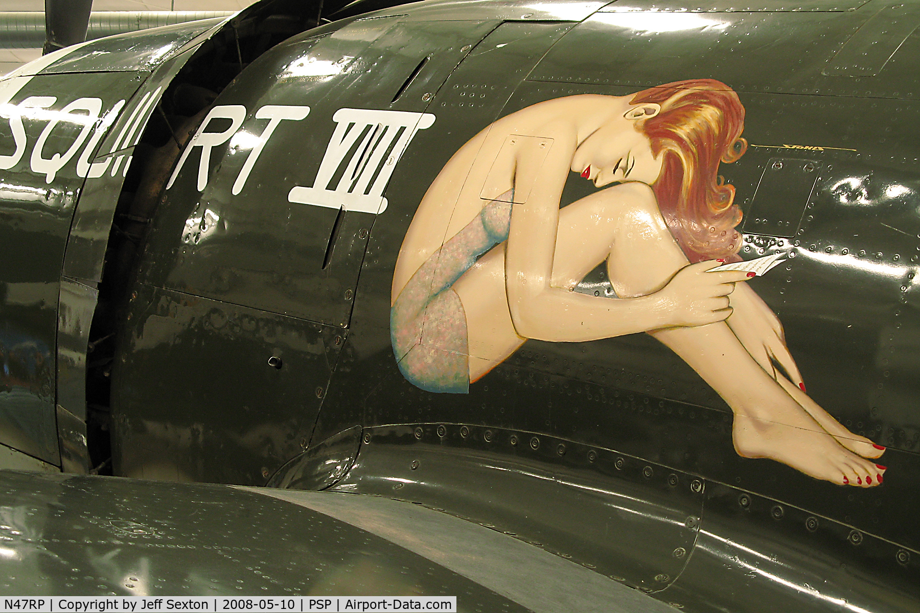 N47RP, 1945 Republic P-47D Thunderbolt C/N 399-55744, Palm Springs Air Museum