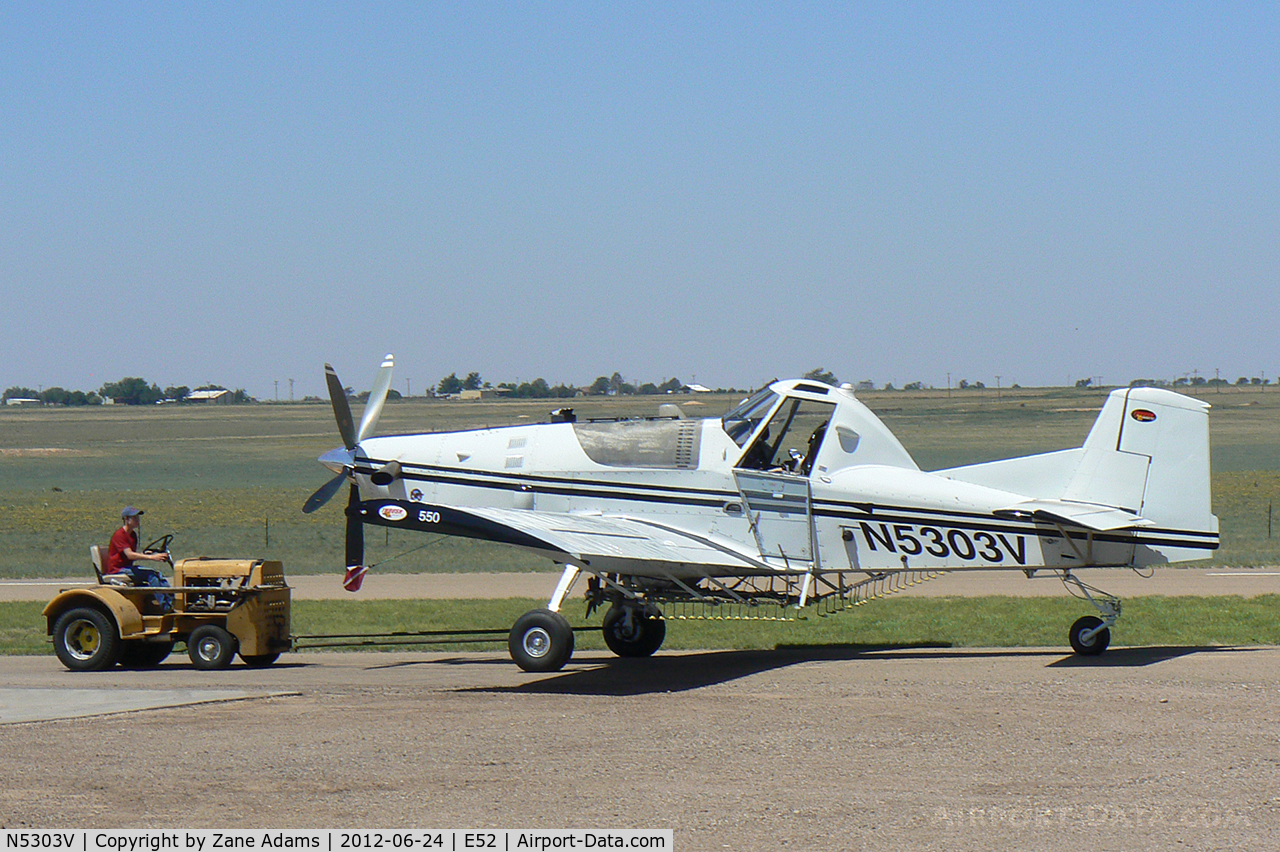 N5303V, Thrush Aircraft Inc S2RHG-T65 C/N T65HG-026, At Oldham County Airport - Vega, TX