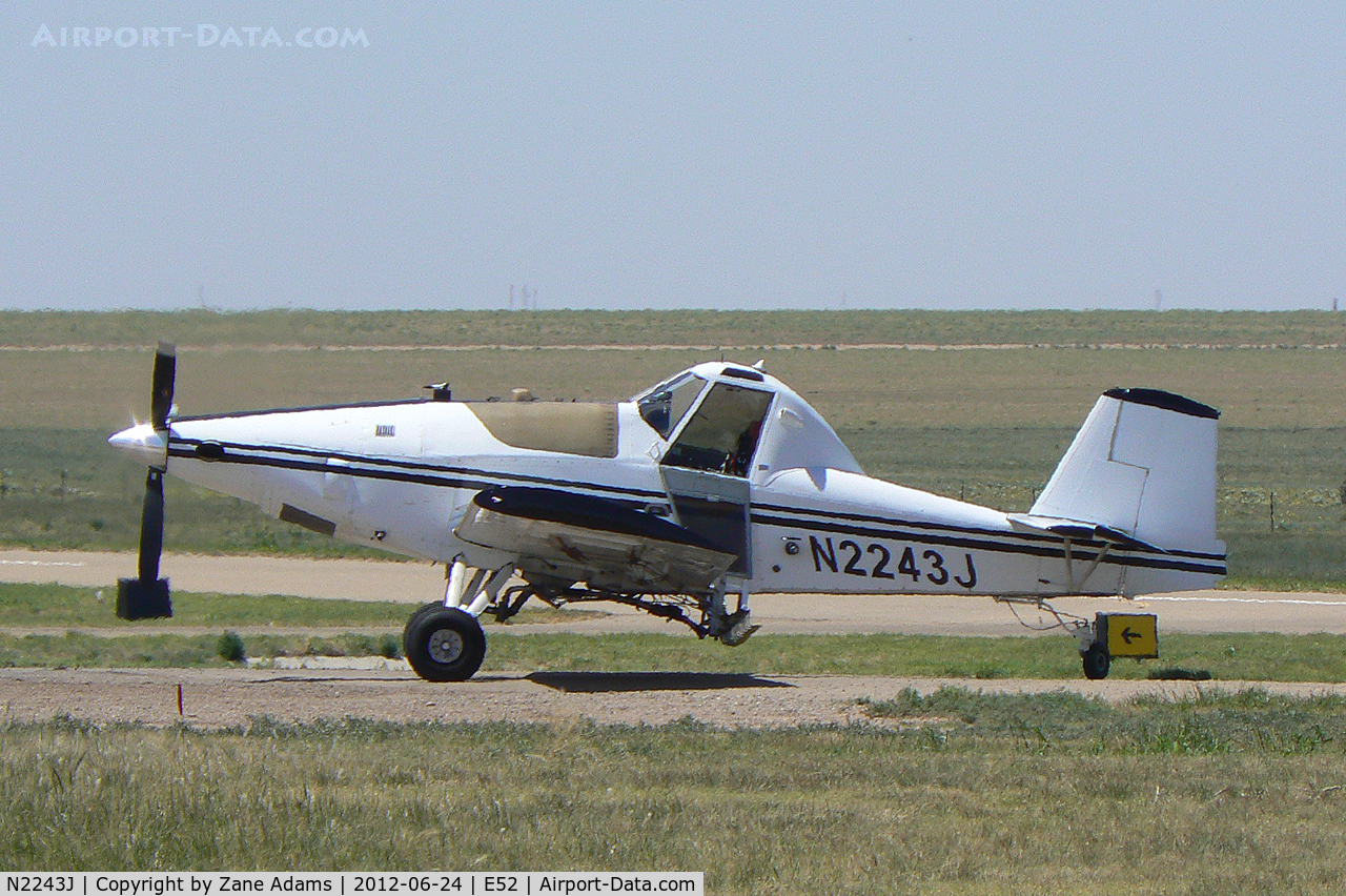 N2243J, 1996 Ayres S2R-T34 Thrush C/N T41-221, At Oldham County Airport - Vega, TX