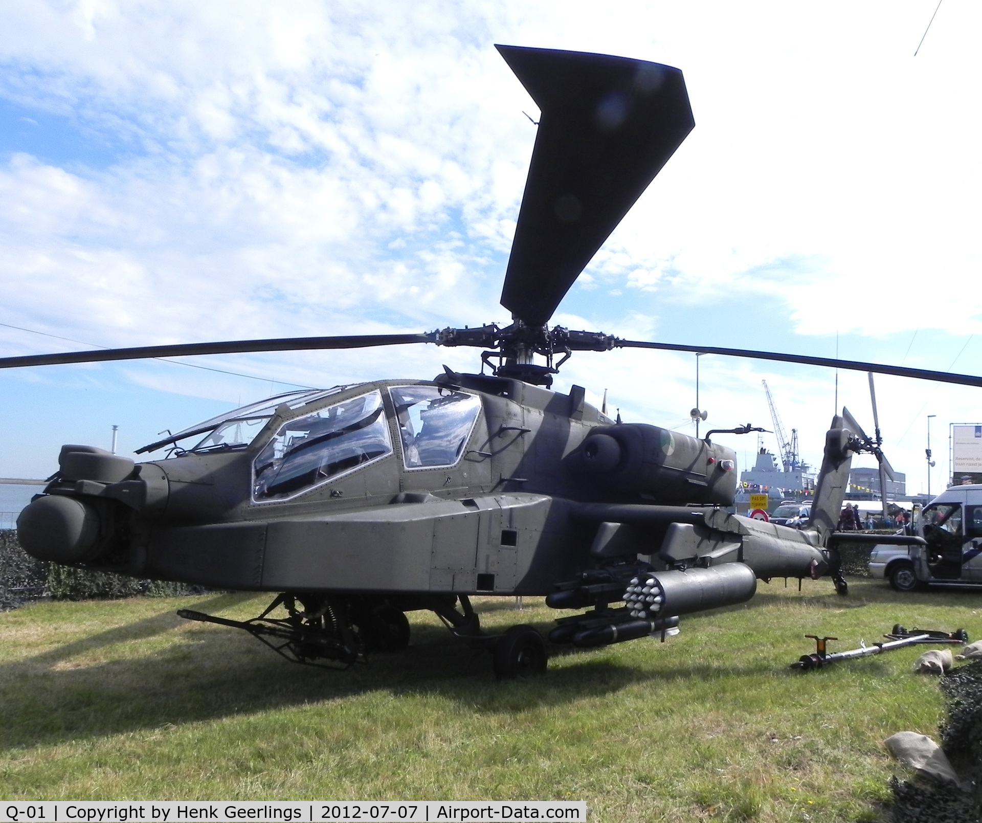 Q-01, Boeing AH-64DN Apache C/N DN001, Dutch Navy Open House at Den Helder Navy base