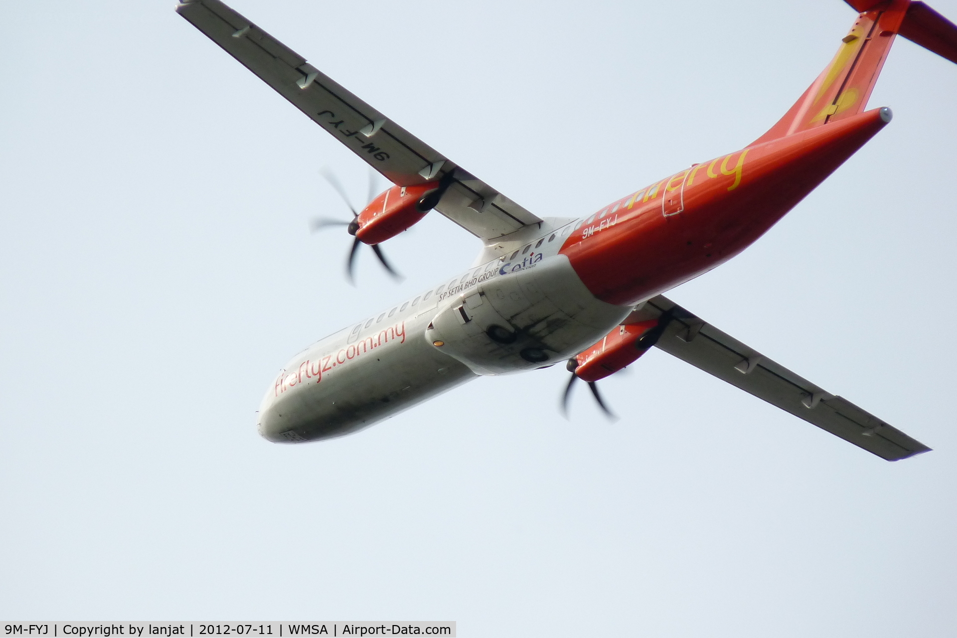 9M-FYJ, 2011 ATR 72-212A C/N 941, Heading 33