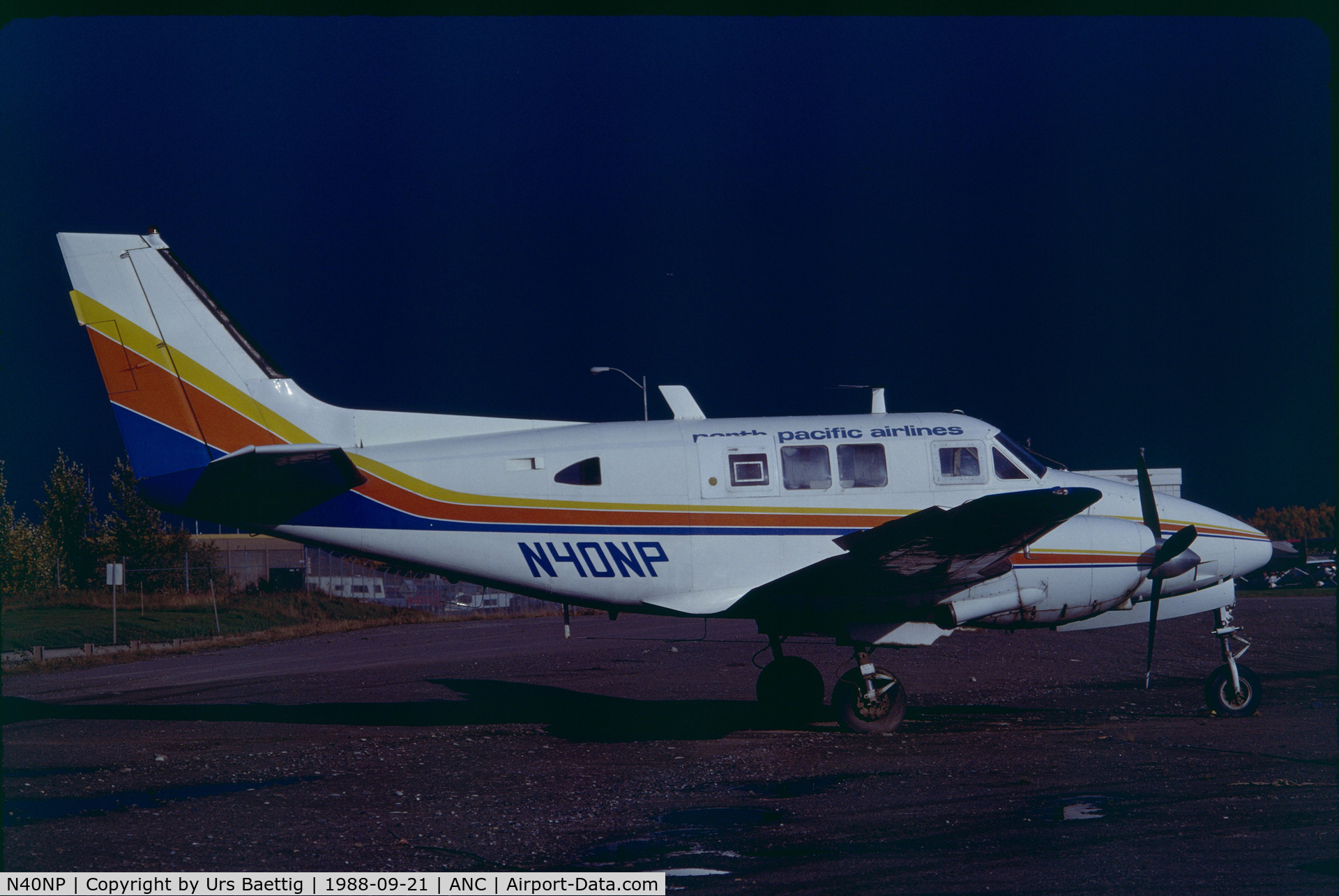 N40NP, 1964 Beech 65-A80 C/N LD-209, North Pacific Airlines at ANC