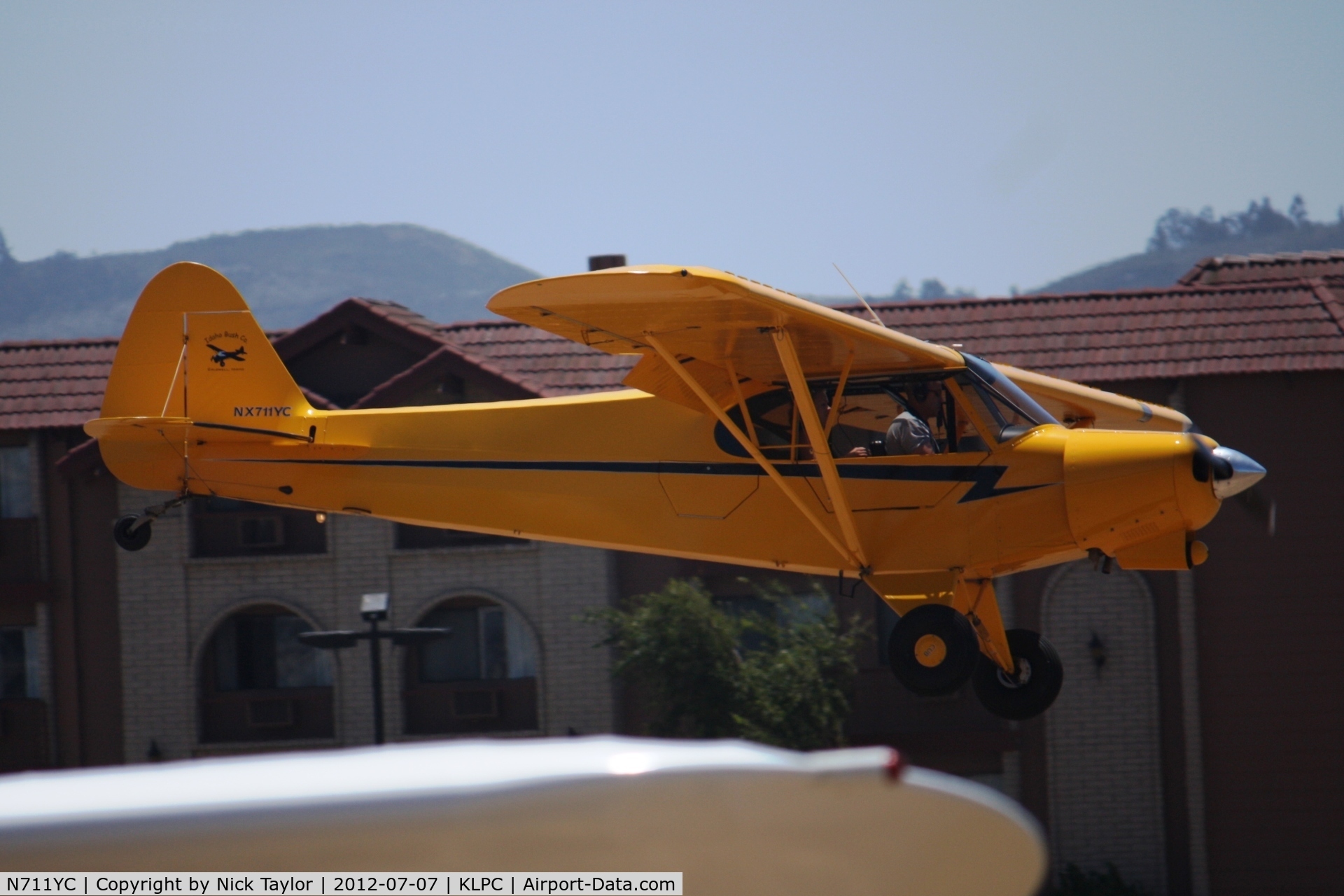 N711YC, 2005 Smith Aviation Cub C/N 0023, Lompoc Piper Cub fly in 2012