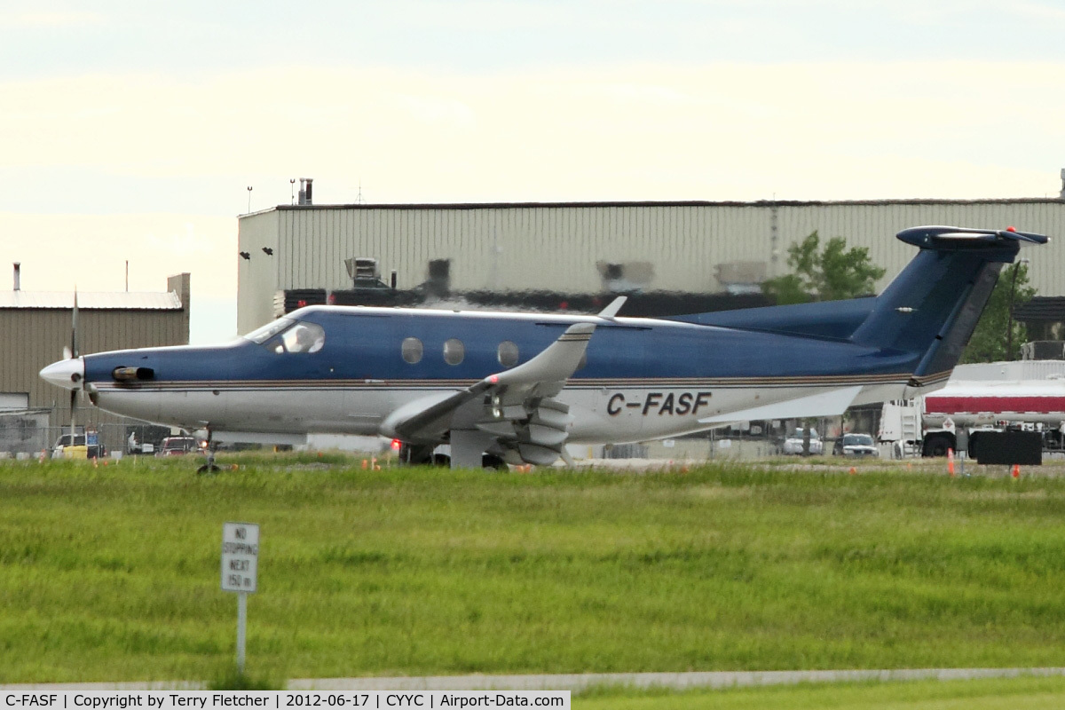 C-FASF, 2001 Pilatus PC-12/45 C/N 416, at Calgary