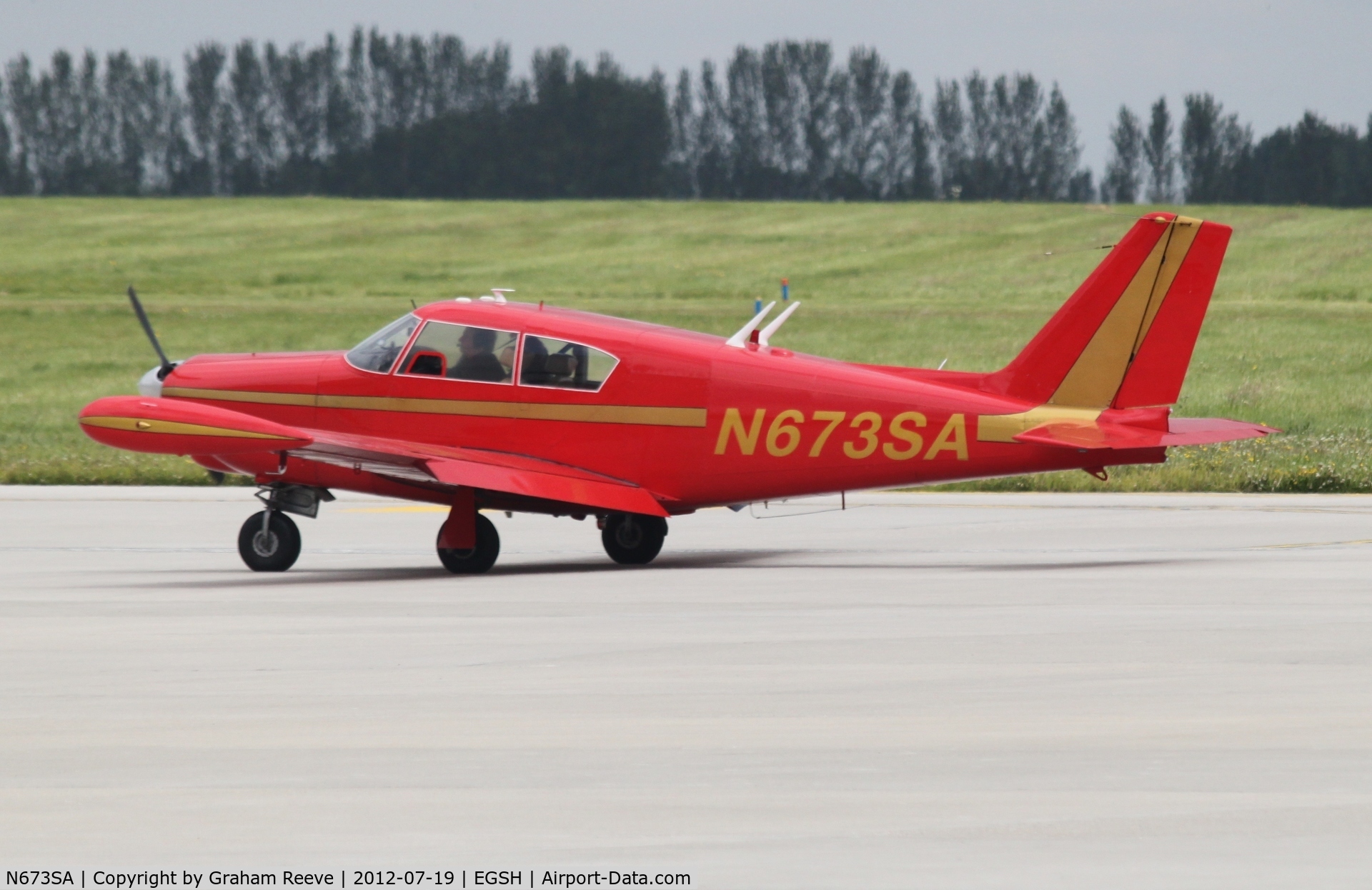 N673SA, Piper PA-24-250 Comanche C/N 24-2240, Just arrived.