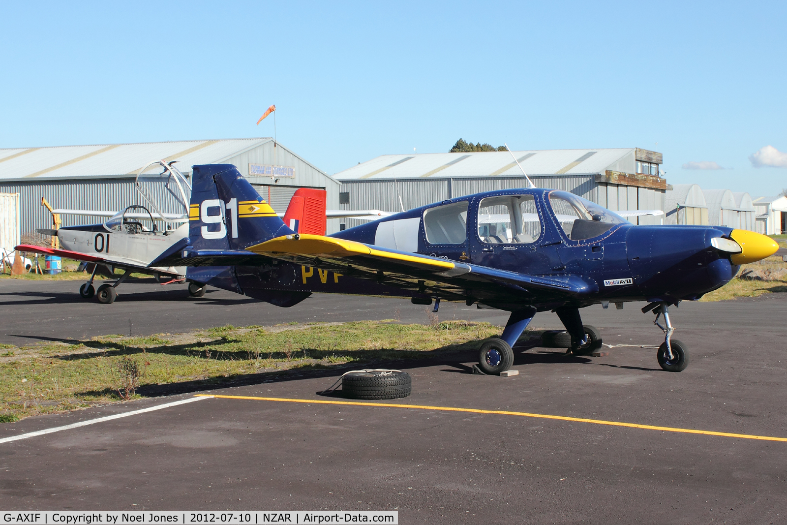 G-AXIF, 1969 Beagle B-121 Pup Series 2 (Pup 150) C/N B121-088, now residing in New Zealand as ZK-PVP