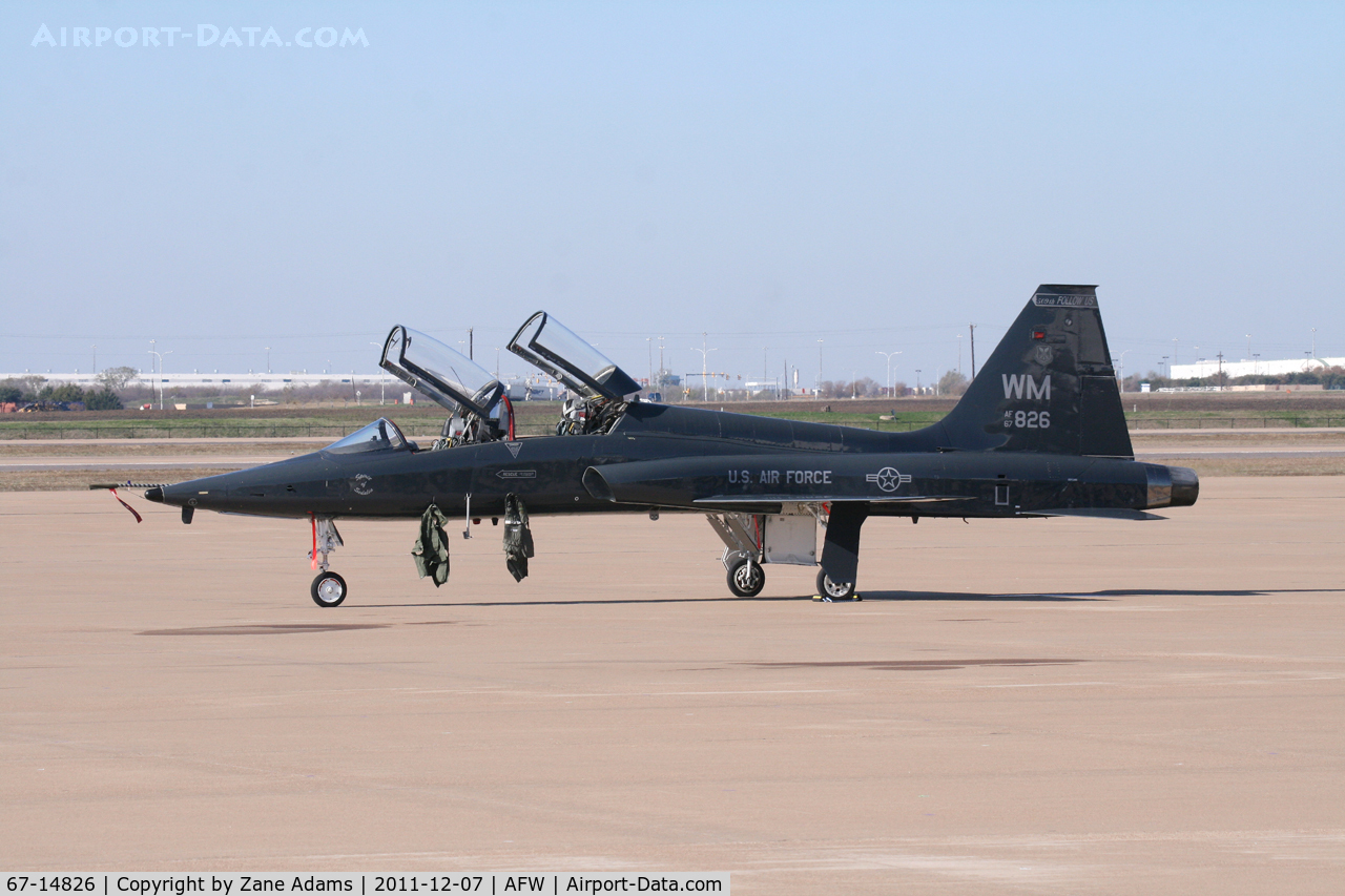 67-14826, 1967 Northrop T-38A Talon C/N T.6021, At Alliance Airport - Fort Worth, TX