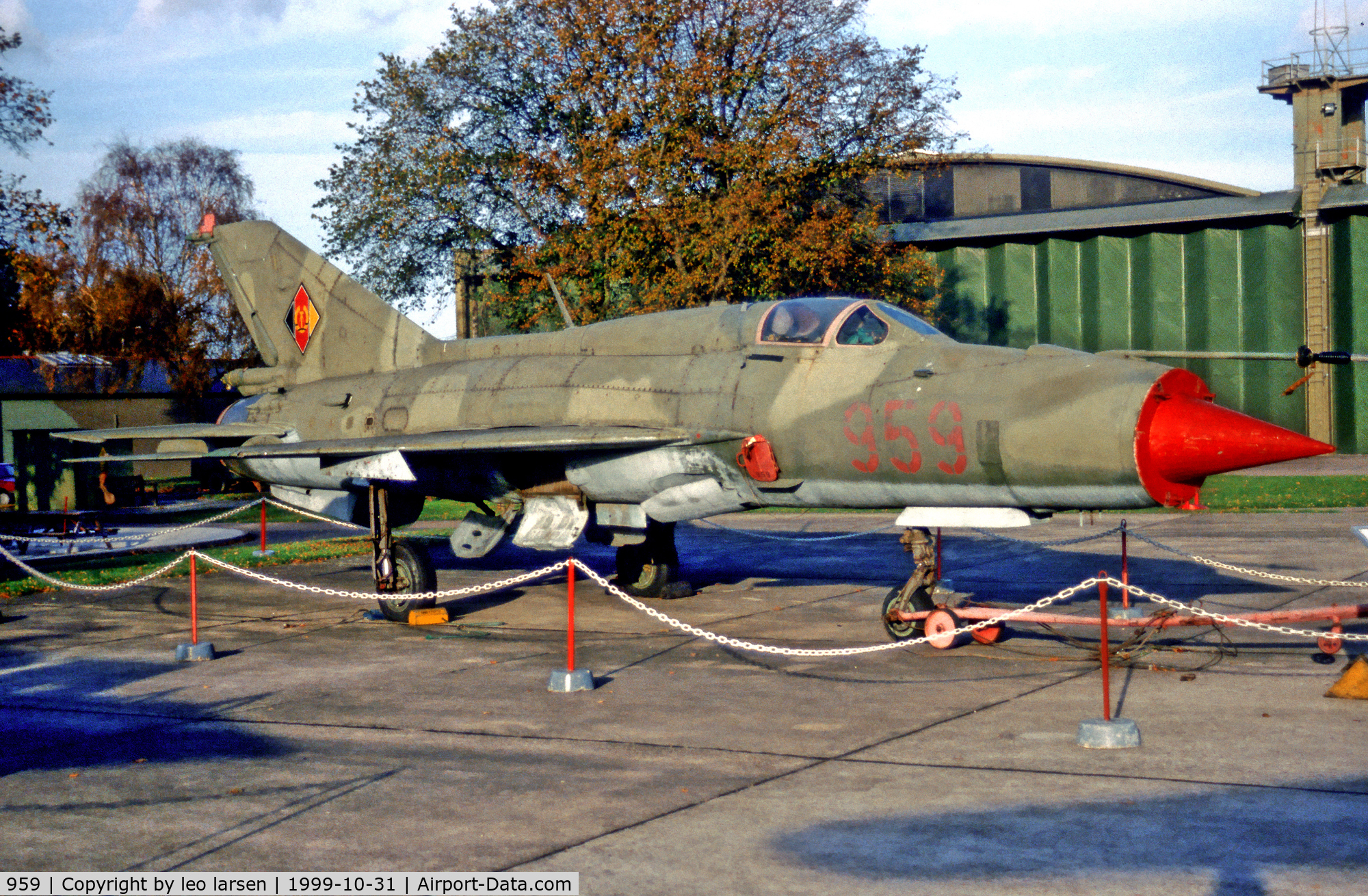 959, 1968 Mikoyan-Gurevich MiG-21SPS C/N 94A6503, Duxford 31.10.99