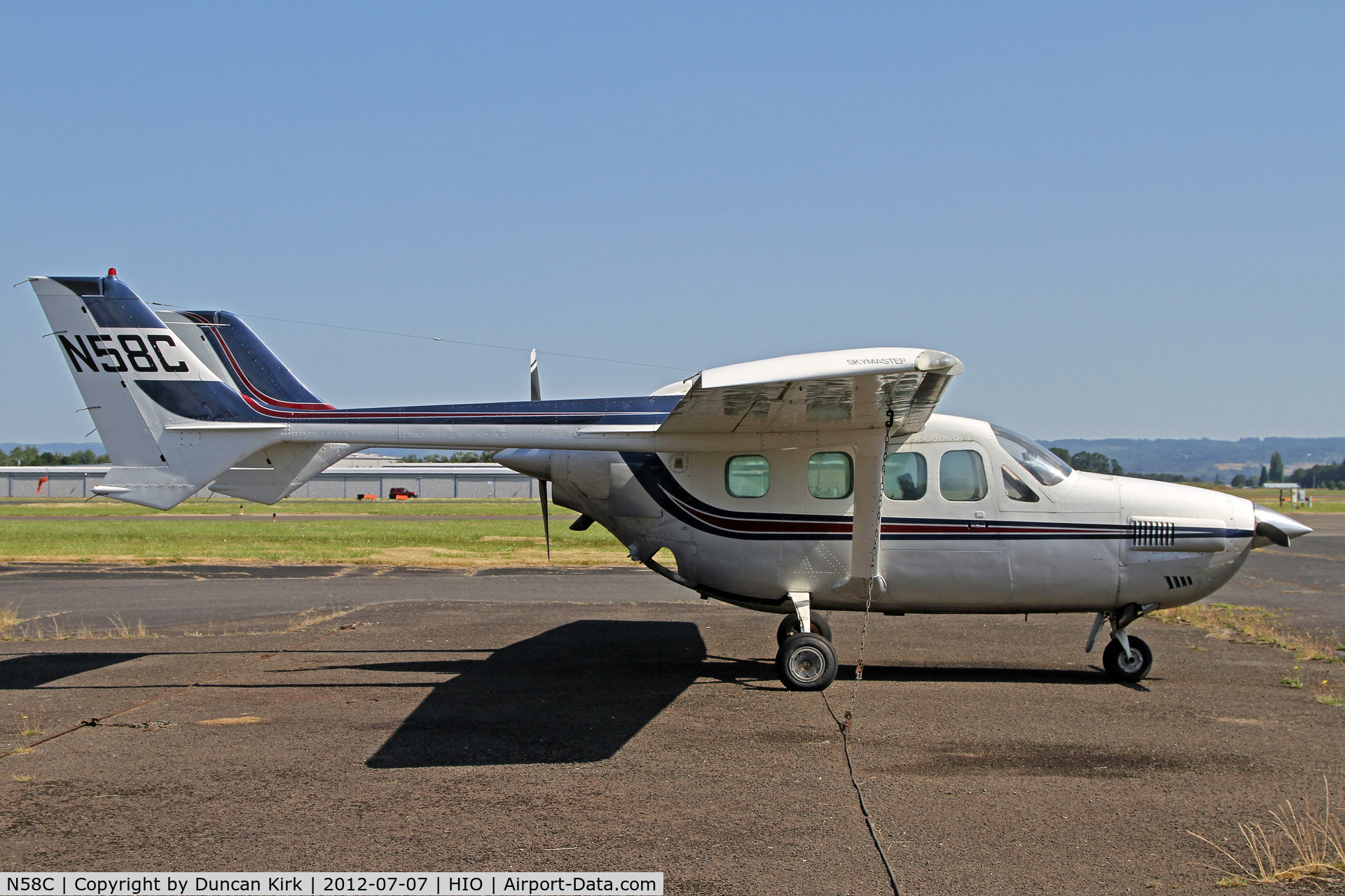 N58C, 1973 Cessna T337G Turbo Super Skymaster C/N P3370102, Later model Cessna 337