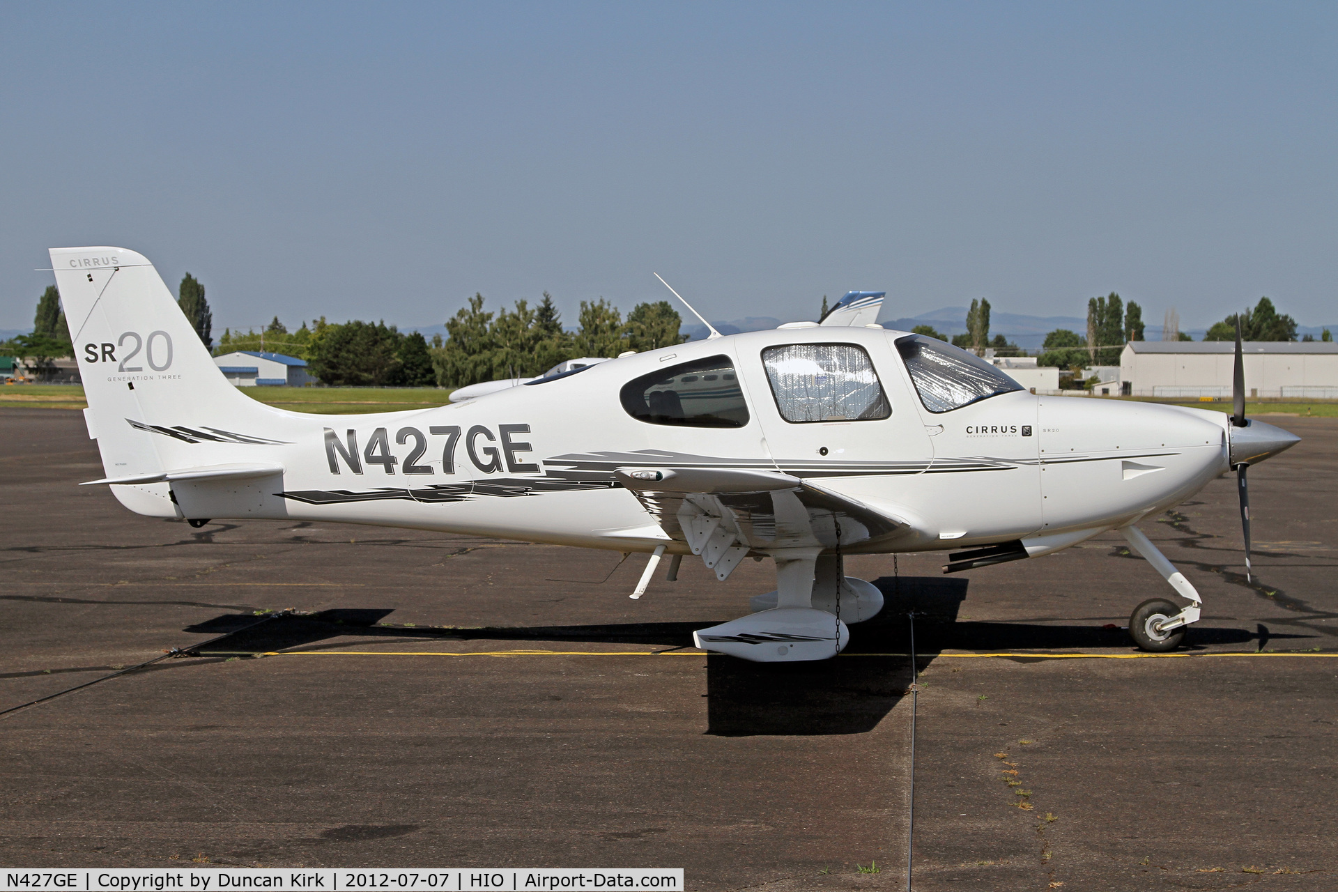N427GE, 2008 Cirrus SR20 C/N 1984, You just can't beat the lines of a Cirrus.