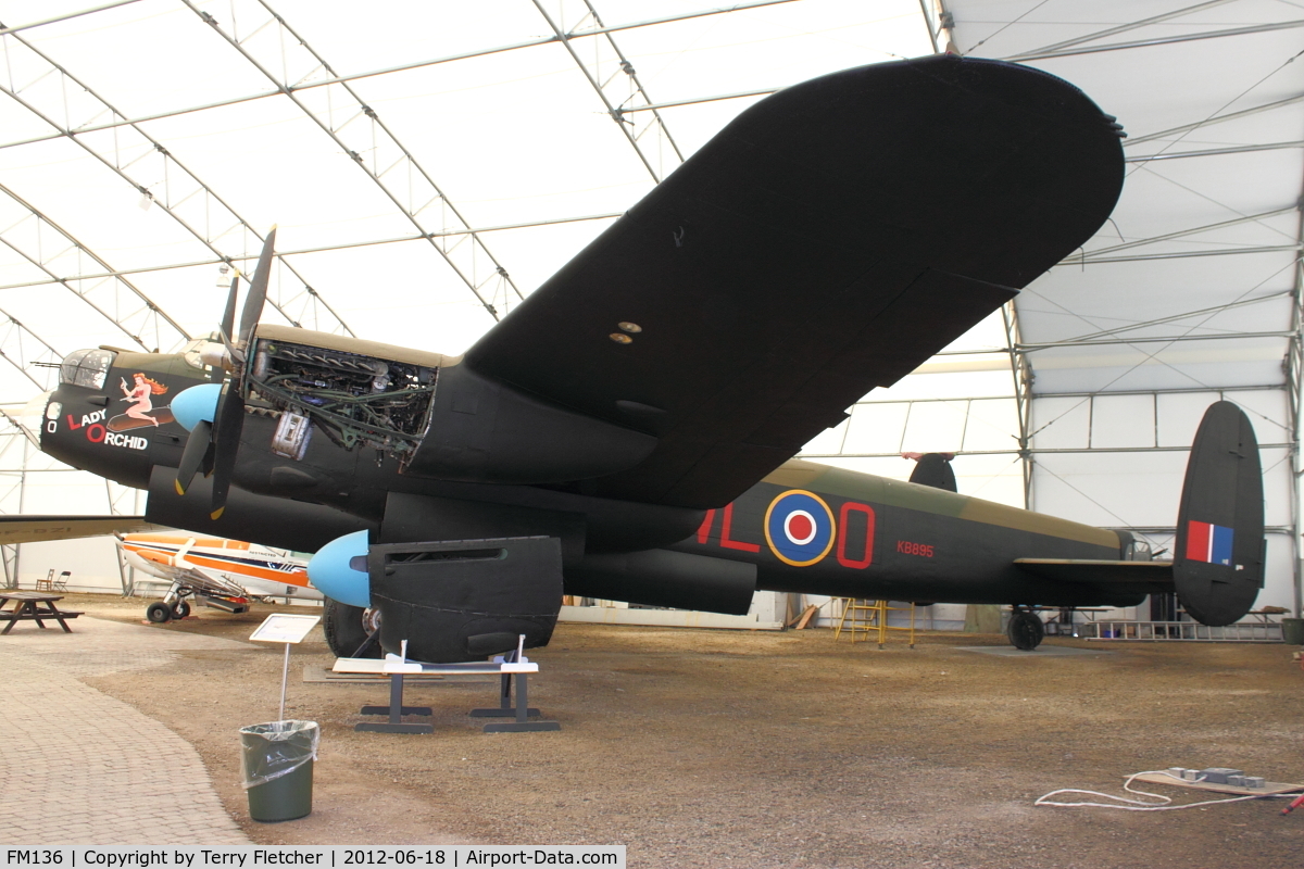 FM136, 1945 Avro 683 Lancaster Mk. X C/N 31341, At AeroSpace Museum of Calgary