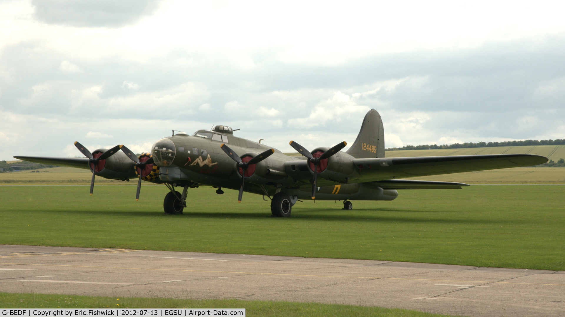 G-BEDF, 1944 Boeing B-17G Flying Fortress C/N 8693, 3. G-BEDF at the Imperial war Museum, Duxford