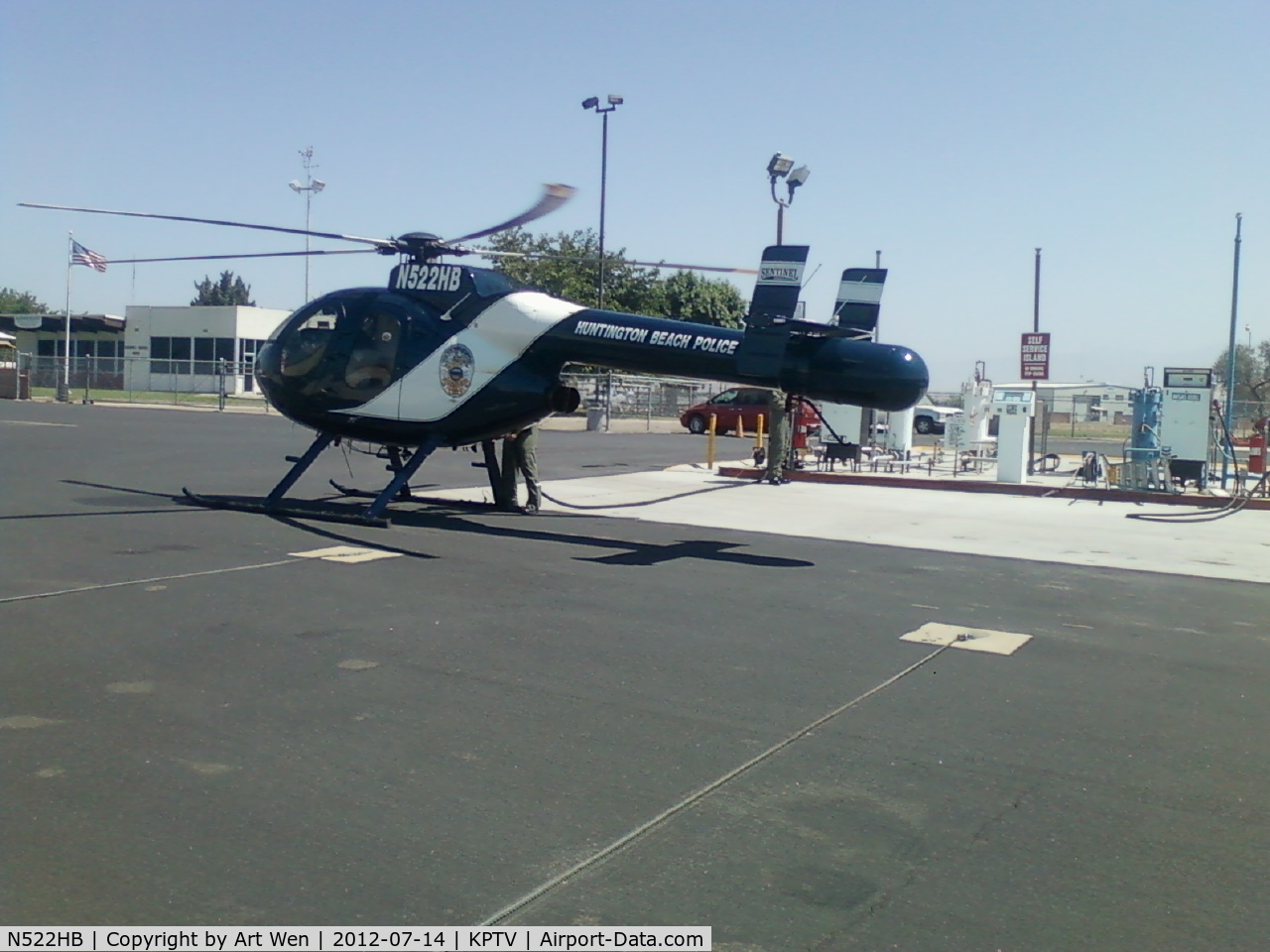 N522HB, 2001 MD Helicopters 500N C/N LN096, Porterville, CA