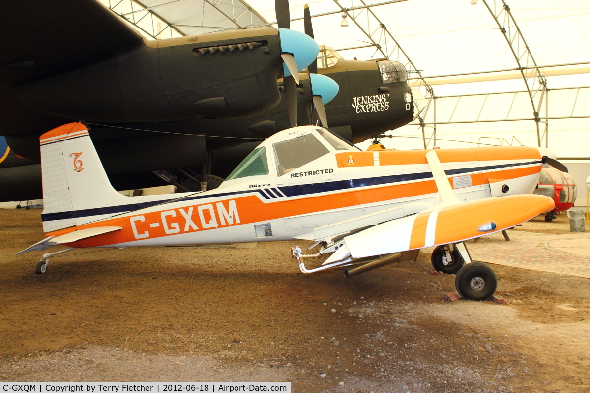 C-GXQM, 1966 Cessna 188 AGwagon C/N 188-0007, At Aero Space Museum of Calgary