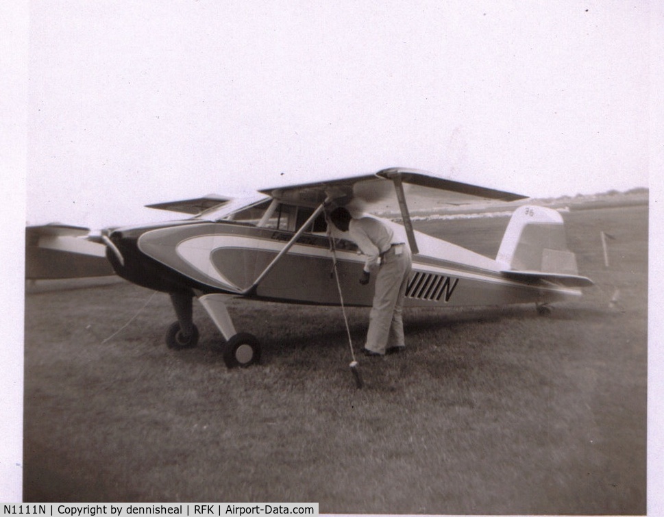 N1111N, 1957 Wittman W-8 Tailwind C/N 70, WHITMAN W-8