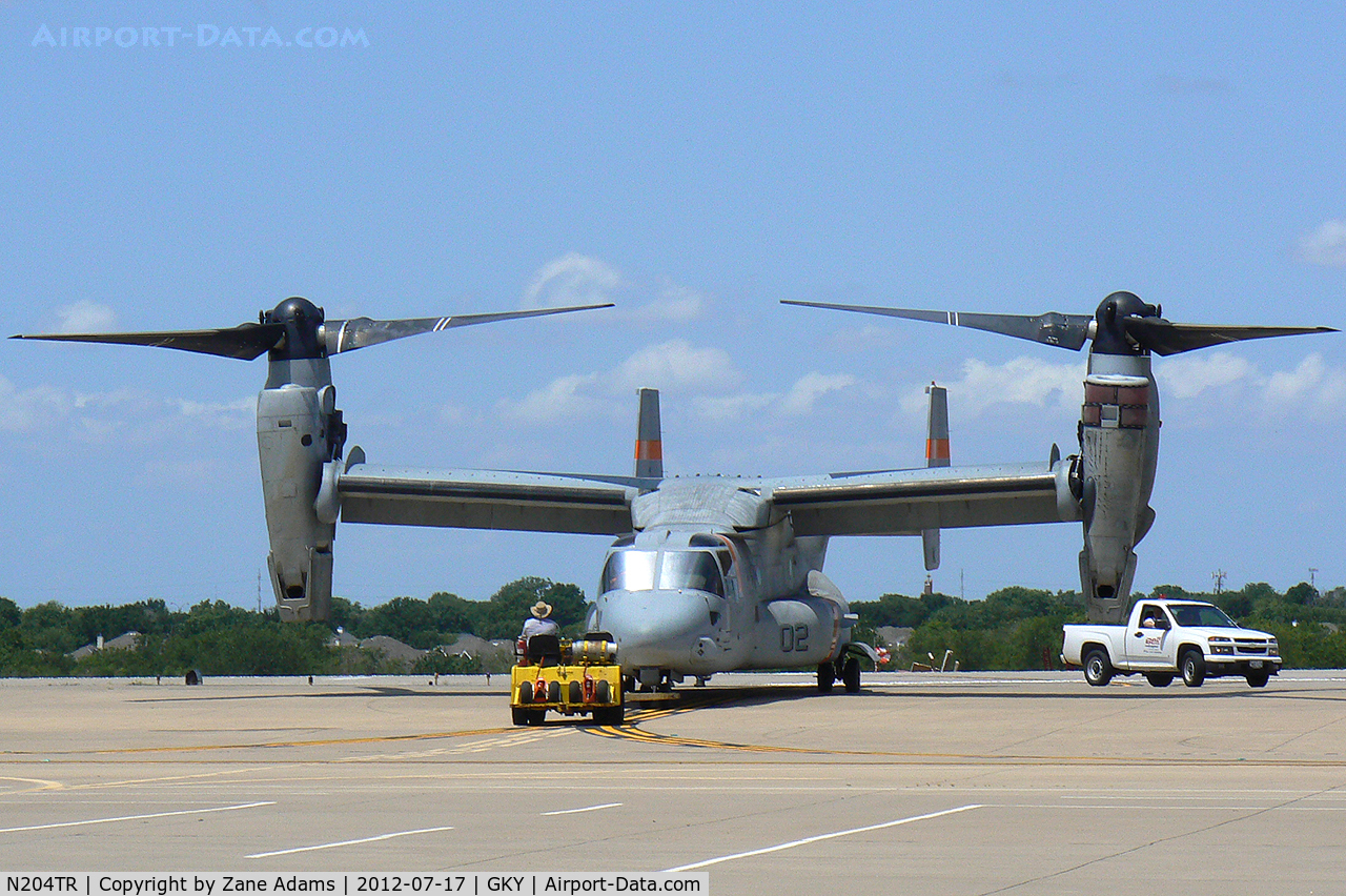 N204TR, Bell-Boeing MV-22B Osprey C/N D0043, MV-22 Osprey at Arlington Municipal - Undergoing intake modification testing for the USMC