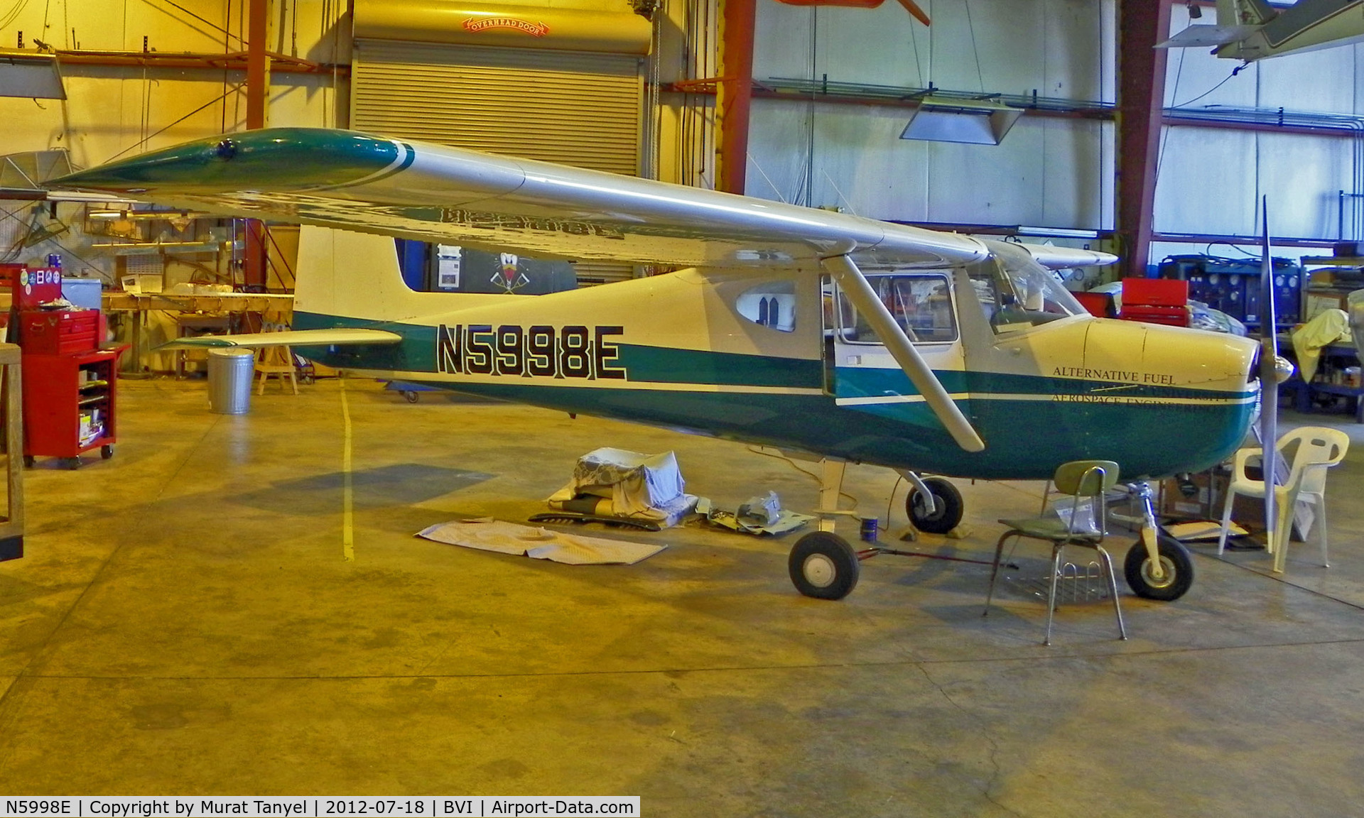 N5998E, 1959 Cessna 150 C/N 17498, In the Air Heritage Museum