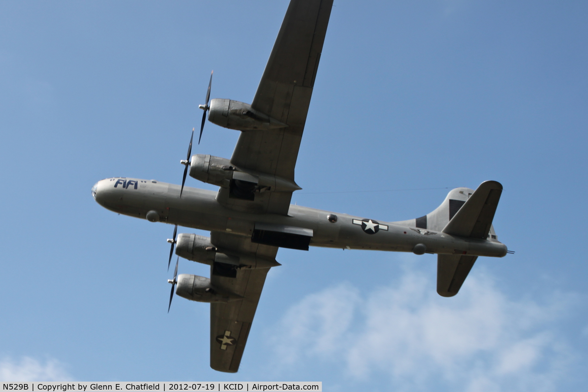 N529B, 1944 Boeing B-29A-60-BN Superfortress C/N 11547, Departing runway 27