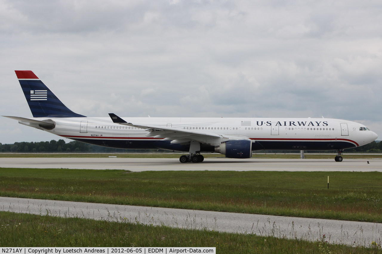 N271AY, 2000 Airbus A330-323 C/N 0323, US Airways