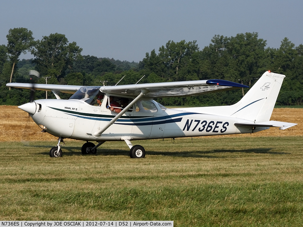 N736ES, 1977 Cessna R172K Hawk XP C/N R1722474, at Geneseo