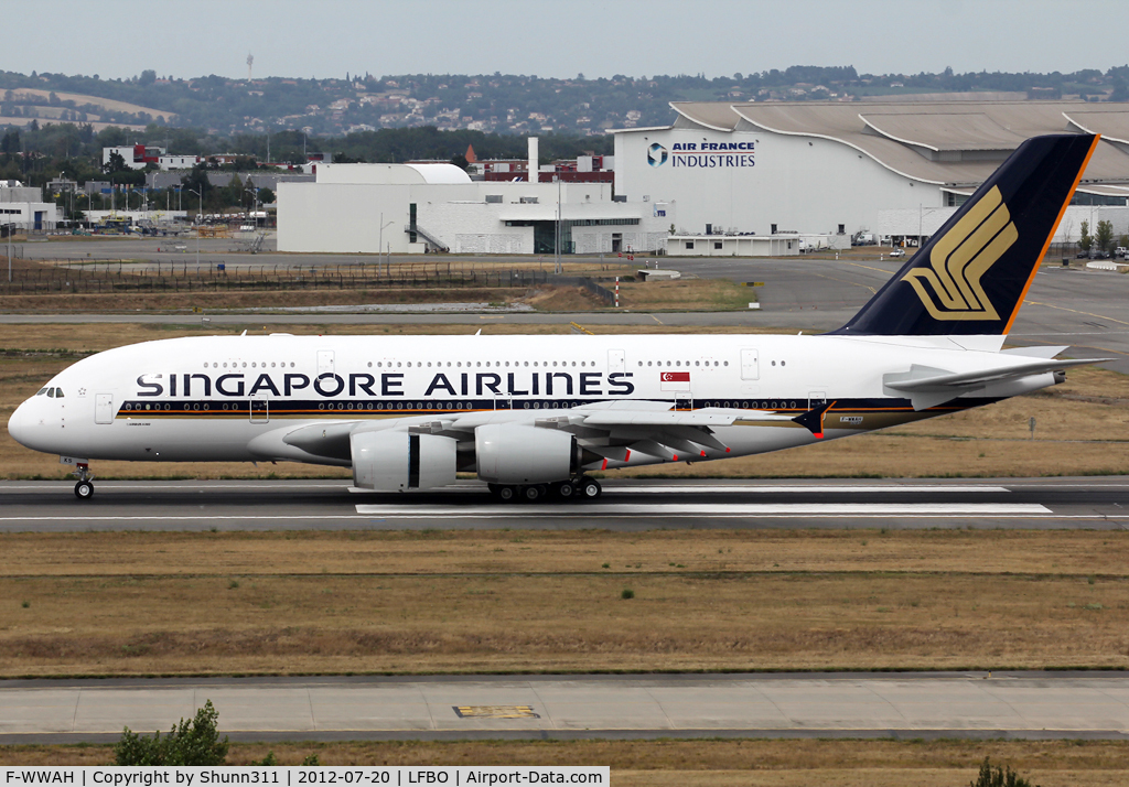 F-WWAH, 2012 Airbus A380-841 C/N 085, C/n 0085 - To be 9V-SKR