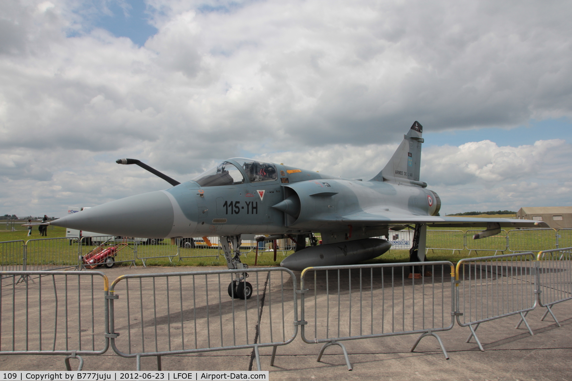 109, Dassault Mirage 2000C C/N 375, with new military code