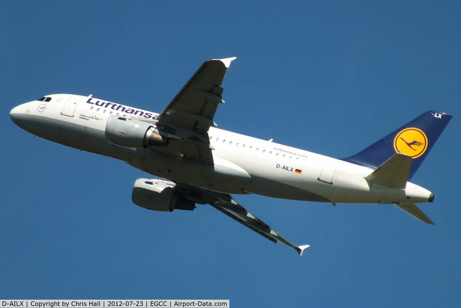 D-AILX, 1998 Airbus A319-114 C/N 860, Lufthansa