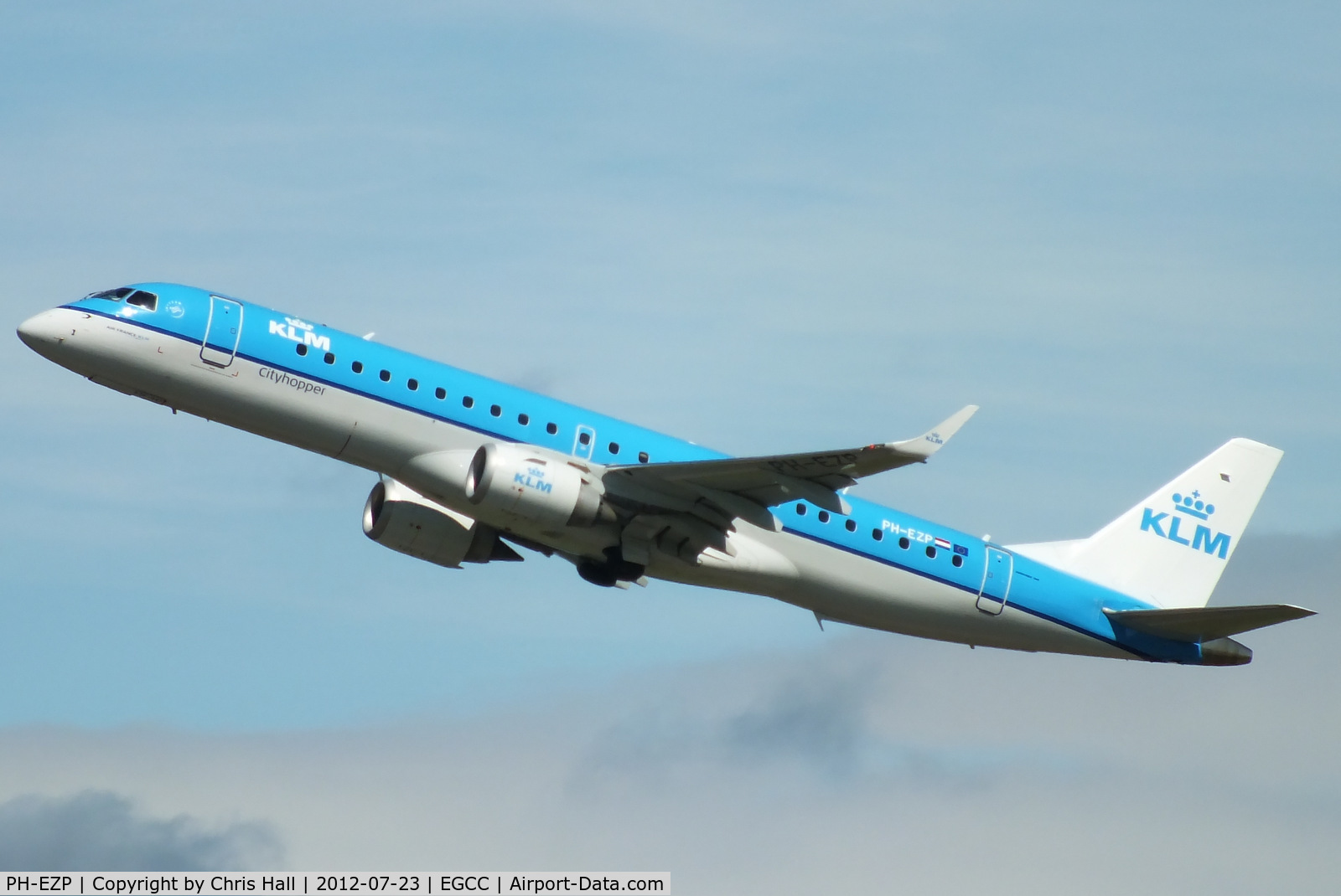 PH-EZP, 2010 Embraer 190LR (ERJ-190-100LR) C/N 19000347, KLM Cityhopper