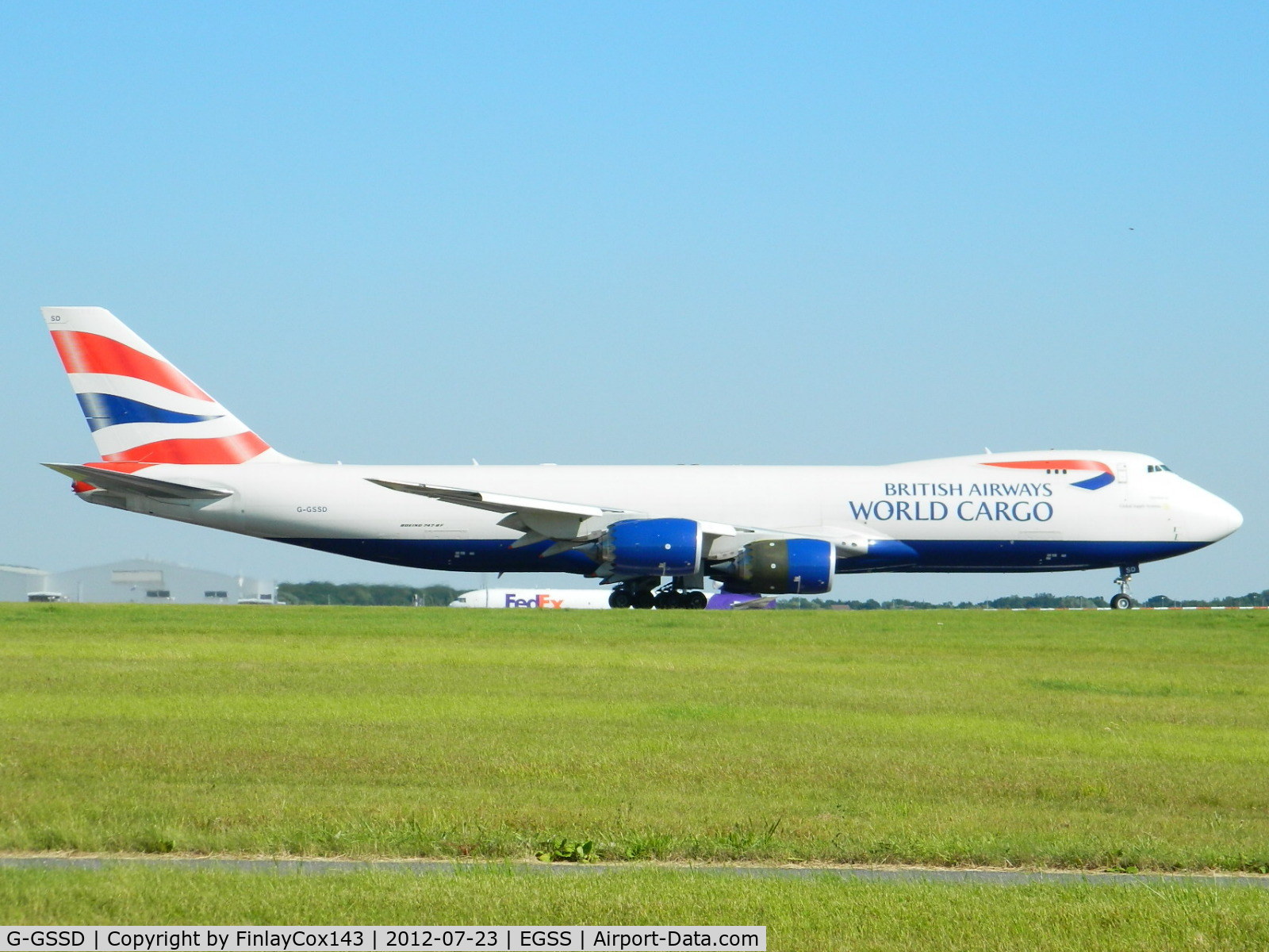 G-GSSD, 2011 Boeing 747-87UF C/N 37561, Global Supply Systems (British Airways World Cargo) Boeing 747-87UF at London Stansted