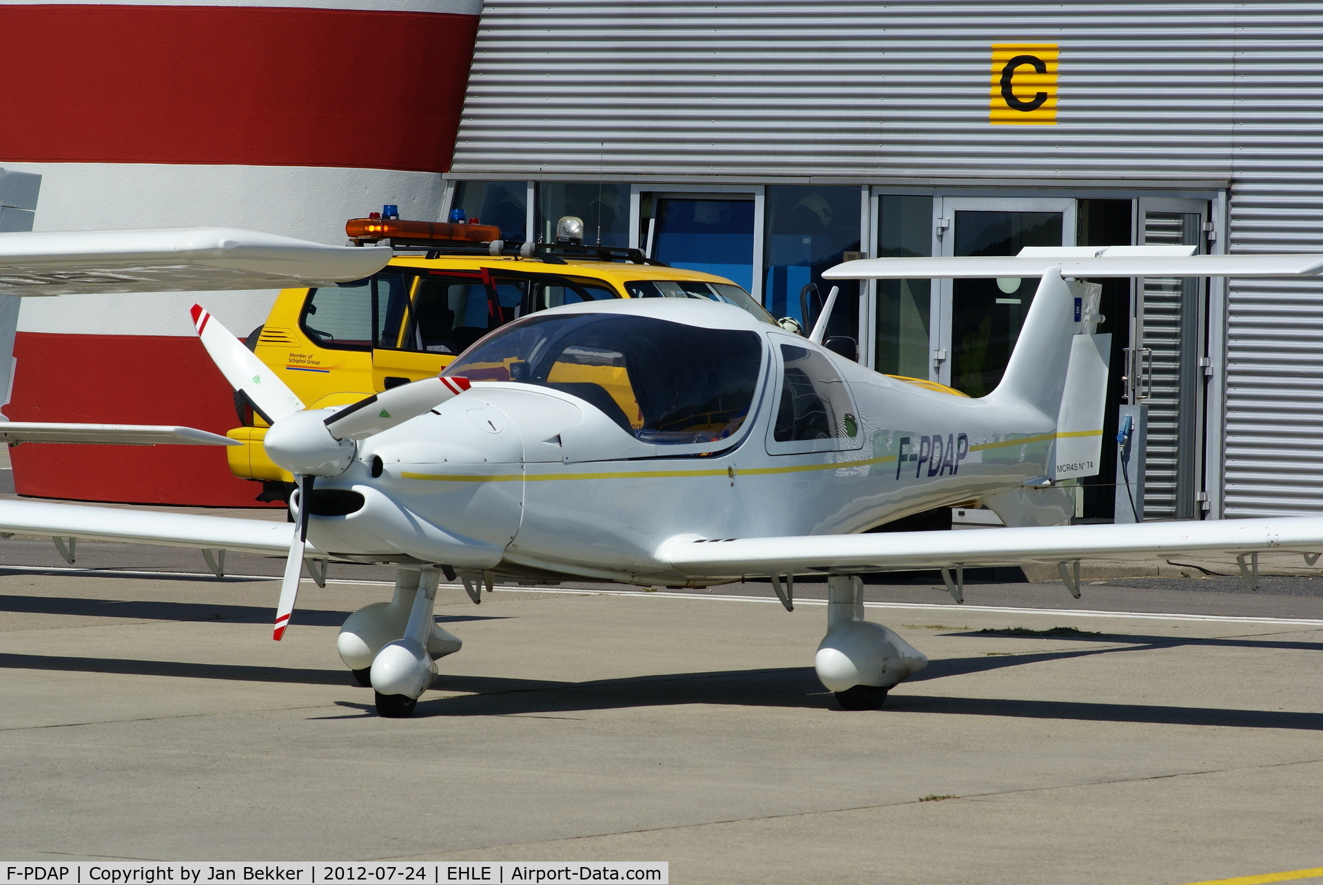 F-PDAP, 2007 Dyn'Aero MCR-4S C/N 74, Lelystad Airport Apron